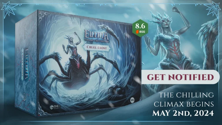 Steamforged Games Sets May 2nd for Euthia: Cruel Frost Kickstarter Launch